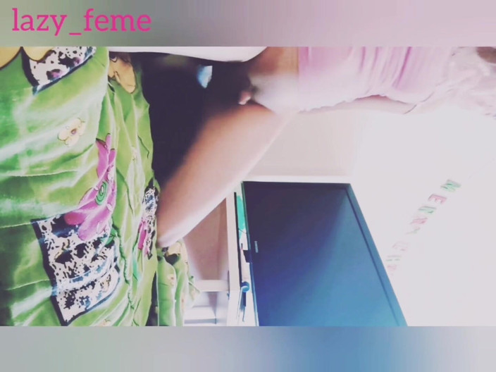 Lazyfeme: Sissy femboy having sex with huge panda toy
