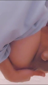 Gay Moaning in Bathroom