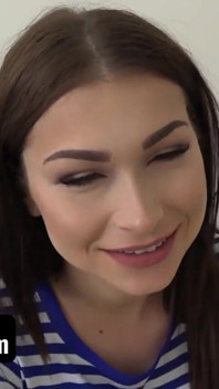 SisLovesMe - Beautiful Teen Jennifer Jacobs Pleasures Stepbro By Wrapping Her Lips Around His Dick
