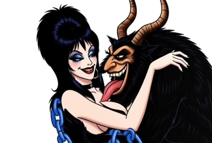 Octopussy Lovers Club: Krampus karanlığın götünün sahibesi Elvira'ya göt tıkacı soktu ve onu...