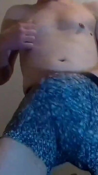 Nippleplay and Stroking Under My Boxer-briefs