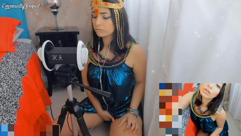 Emanuelly Raquel: Cleopatra Cosplay Asmr Pompino Intenso E Scopare Con Macchina Del...