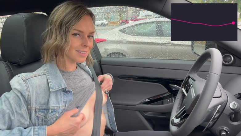 Serenity Cox: Cumming hard drive thru con exuberante vibrador remotamente controlado