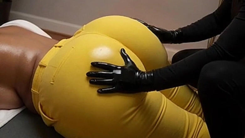 Xprohibidox1: Mother in Law BBW Gets Naughty Oil Massage Face Down