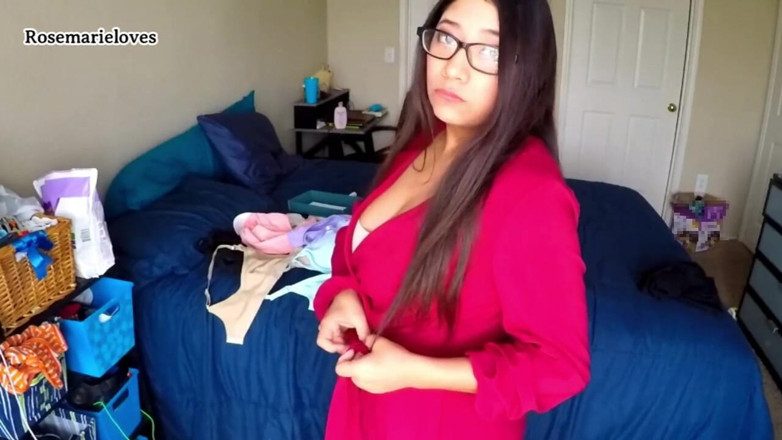 Rosemarie loves: MILF Trying on Nursing Bras Big Natural Tits