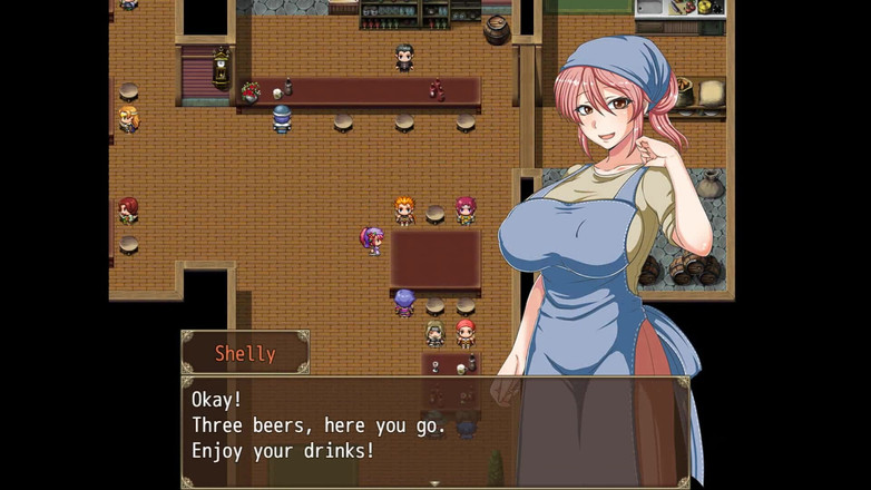 Dirty GamesXxX: Sdílená manželka Shelly: Jeho žena pracuje v jeho taverně jako servírka -...