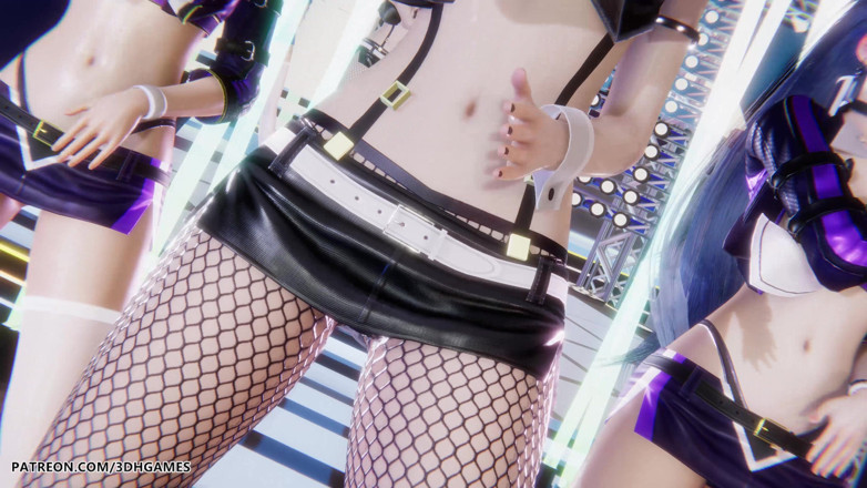 3D-Hentai Games: Red Velvet - Russian Roulette Ahri Evelynn Akali Sexy Striptease League...