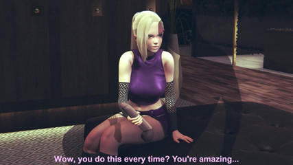Waifu club 3D: Ino Yamanaka szarpie penisa, jeśli o to poprosisz