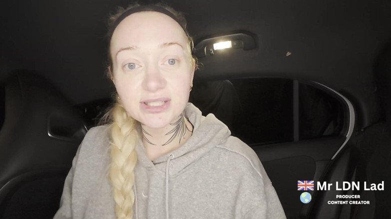 Mr LDN Lad: Apasionada Mamada En El Coche - Sophia May Entrevista Con Chica...