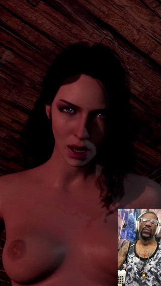 L6RD7BLU3 FUTA: Bakış açısıyla Yeenfer'in trans yarağını gırtlağına kadar alıyor ve ağzını...