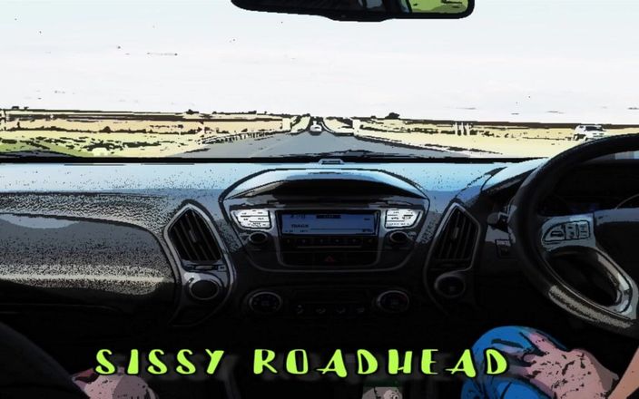 Camp Sissy Boi: Brandy homo Shemale bryter i en sissy roadhead -stil