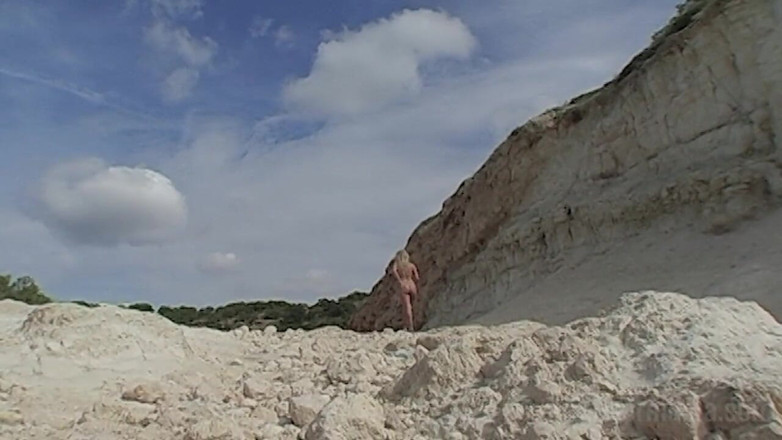 Beachbitches: Nackte fotze auf den clips