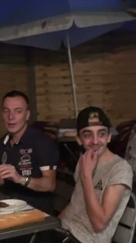 Straight Fucked Oin Public Restaurant