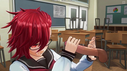 H3DC: 3d hentai girl with red hair jerks off your cock