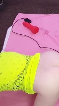 Double Fucking Machine Fun with Big Dildos and 2 Fucking Machines