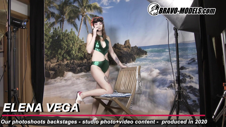 Bravo Models Media: 377 focení zákulisí Eleny Vega dospělé