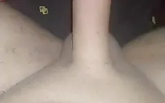 My wife entered me while I was playing with my penis, and she massaged my penis and played with it, and she excited