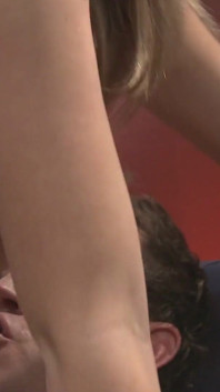 Busty blonde babe gets fucked hard