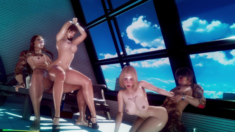 ExplicitXXX3D: Des sœurs excitées plus excitées que jamais se tapent des...