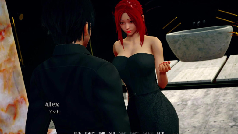 3D Cartoon Porn: Meu verdadeiro desejo 47 - Alex &amp;s Wild Washroom Floor Sex