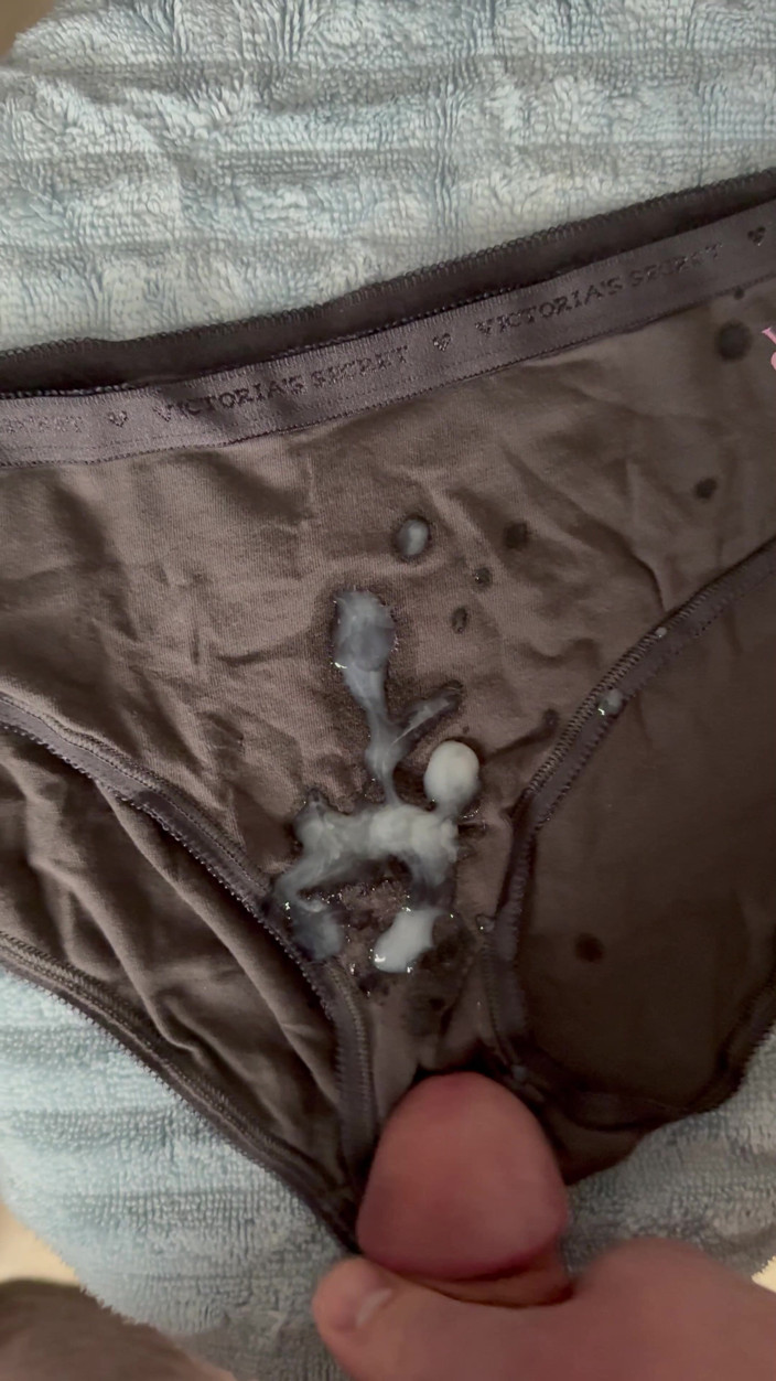 CumDaily: Cum on Wife’s Panties 20