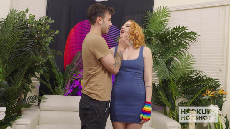 Hookup Hotshot: A Big Dick Wrecks Ginger Whore Riley Jean's Pink Holes...