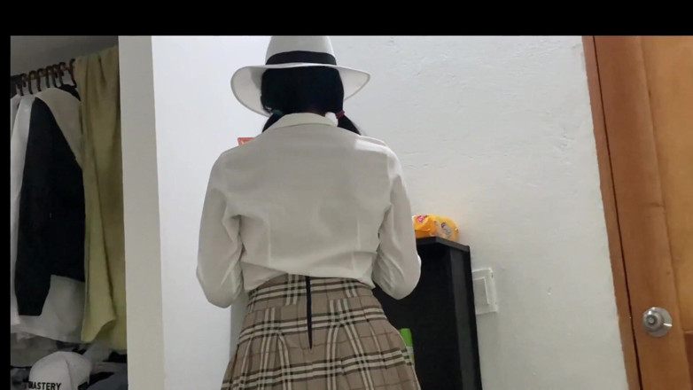HomemadeTeenhot18: The Real Domestic Video of Sexy Teen 18 in Uniform, She...