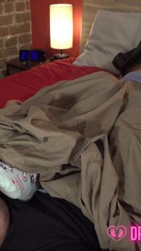 Laura's Sneaky Handjob Under the Blanket - (dreamgirls in Socks)