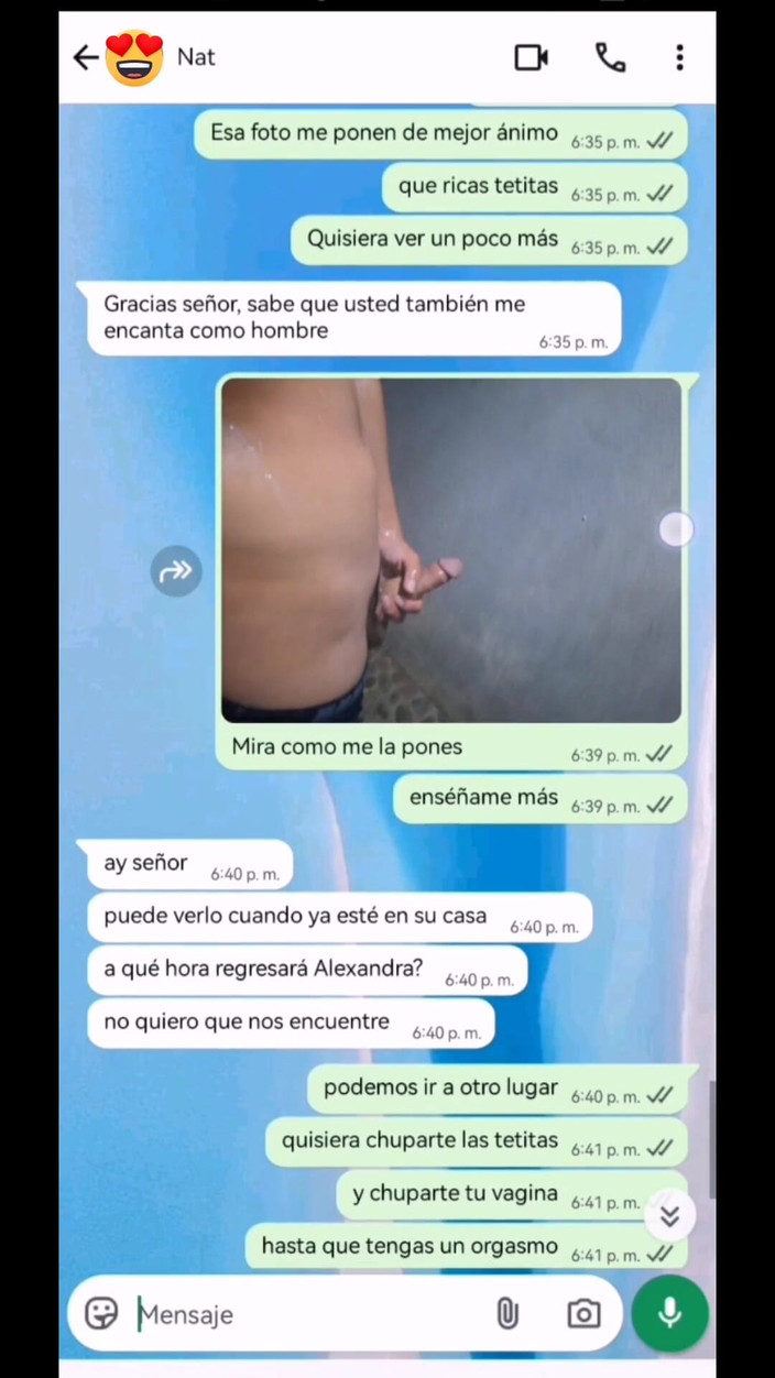 Natasha Caseros: Hete chat met de vriend van mijn stiefdochter