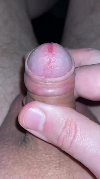 Playing with My Small Tiny Dick and Its Long Foreskin
