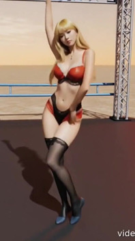 Lulu balla sul palco