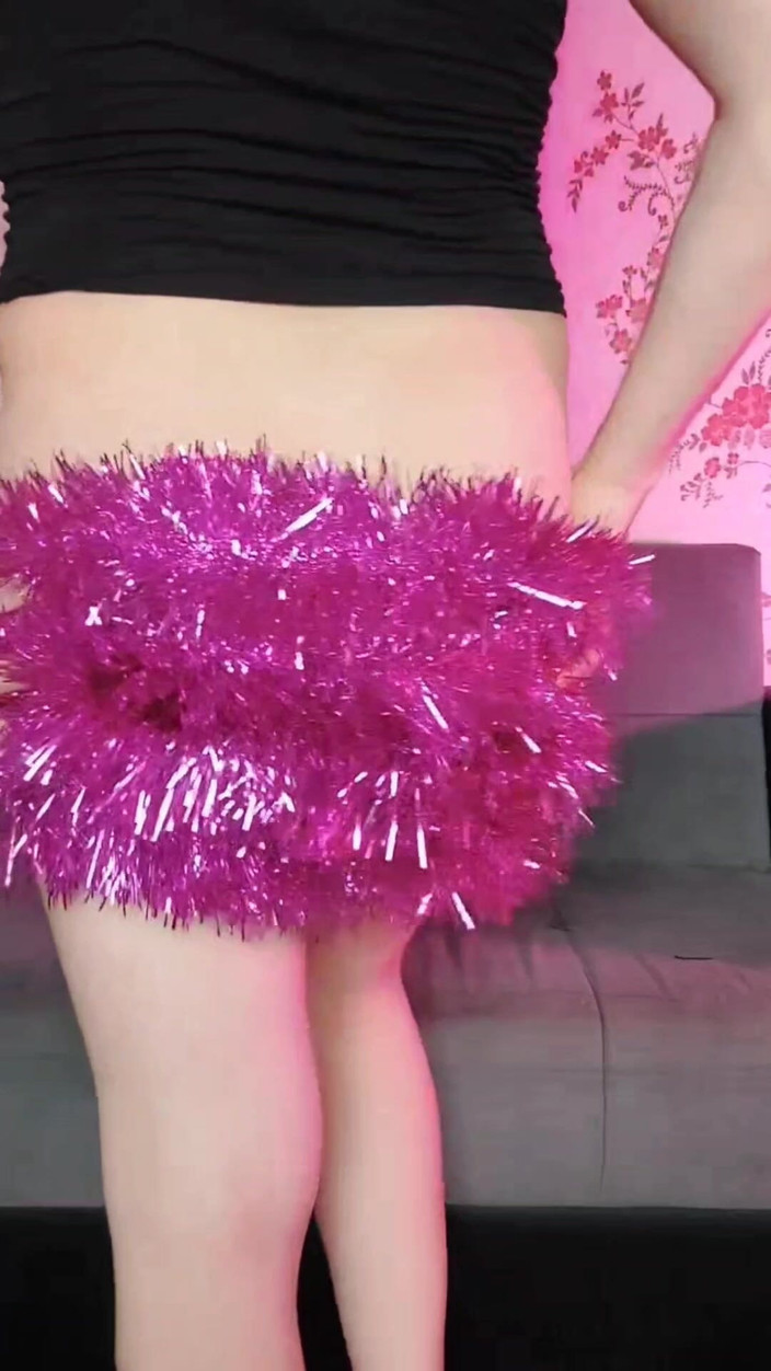 Kitty_Cross: White Angel: Cur mare, drăguț Crossdresser Model Magic