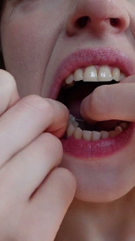 I Clean My Teeth with Dental Floss