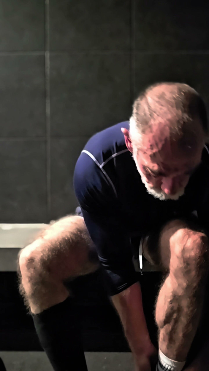 JackvanDean: Feet and Socks on Hairy Bear