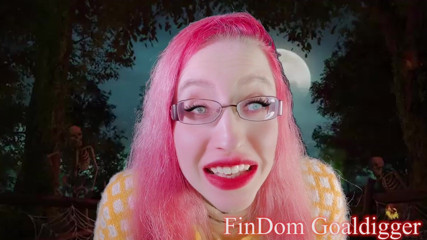 FinDom Goaldigger: Halloween nuts transformace penisu
