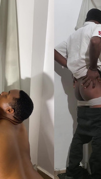 Băiatul heterosexual se furișează din casa lui pentru niște muie și futai rapid la gaura din zid - gloryhole