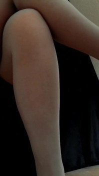 My Sec Tapping Sexy Black Heels in Pantyhose 2