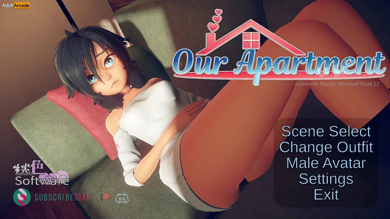 LewdArcade: Náš byt Plná hra Hrát [18+] sex porno hra