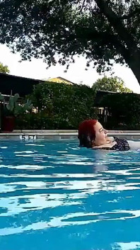 Nurse Vicki and Handsome Harry Are Having Fun Kissing in the Pool!