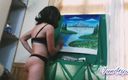 Bolly Karma: Desen pânza în bikini negru fierbinte