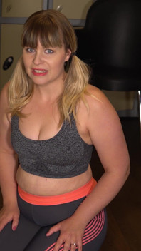Anna belle - berkeringat di gym