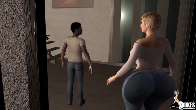 Dukes Hardcore Honeys: A Biker chick and white MILF take long dick