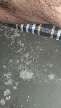 Indian Boy Black Dick Masturbate and Cum