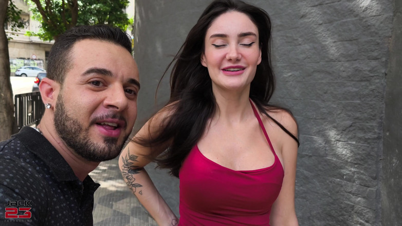 jack23: สตรีทพิคอัพ สาวบราซิลหีขนดก เย็ดจริงผจญภัยบนถนน