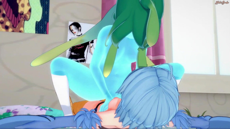 Hentai Smash: Стройную девушку Suu трахает страпоном harpy Papi - повседневная жизнь с девушкой-монстром, хентай
