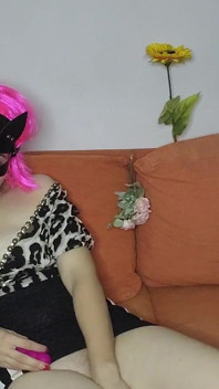 Badam moje duże naturalne cycki i maskę cipki, wszystko samo