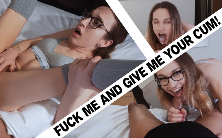 Just Fuck Me - and Give Me Your Cum! Emily Adaire & Blh (Emily Adaire TS)