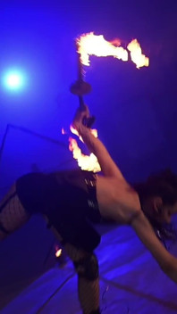 Fire Perfomance by Cara Croft