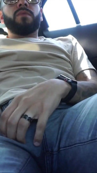 Velký čůrák šuká Twink Zadní Sedadlo Rider Cum Dump auto