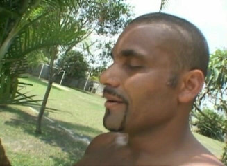 Chicks with Dix: Huge black cock and hot shemale in action